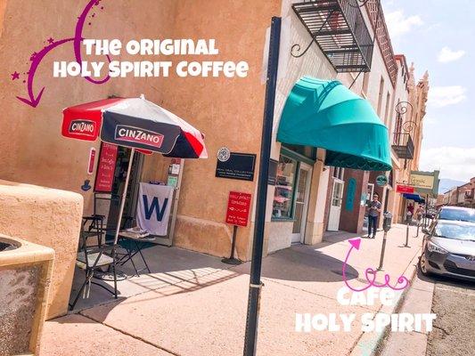 There are two cafes. This is Cafe Holy Spirit. The original is down the block