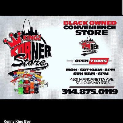 Come shop with us Kingz Korner Store