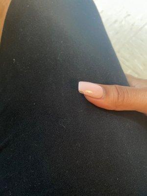 To add to my original post, it has been 3 days and my nails have chipped already. They are Gel.