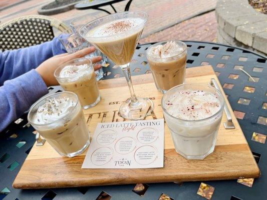 Iced Latte Flight