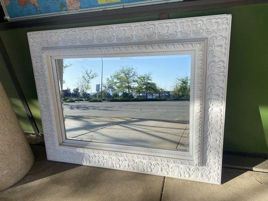 Massive new white mirror. Only $125