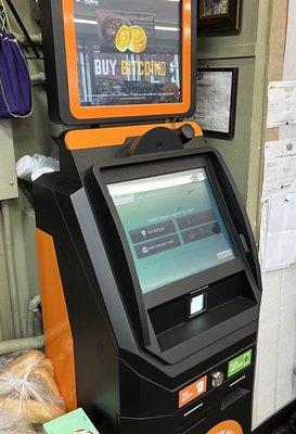 Bitcoin ATM in Mangat Mini Mart, allows you to Buy or Sell BTC