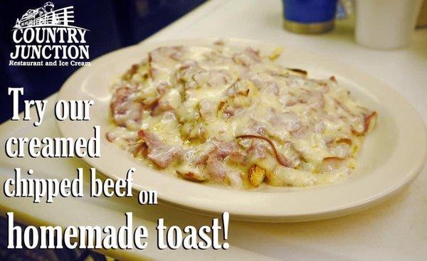 Creamed chipped beef