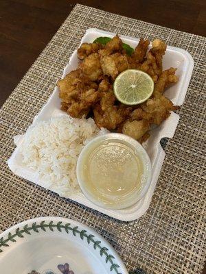 Lime chicken ($9.75) - yum