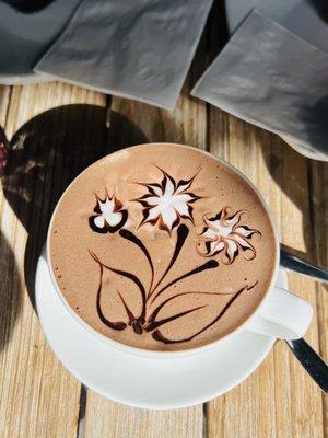 Prettiest hot chocolate ever!