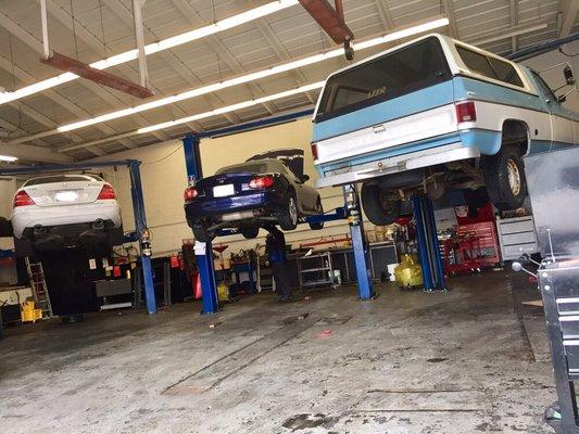 We service and repair all makes and models! From oil changes to engine replacement, we can do it all with the best warranty in the industry.