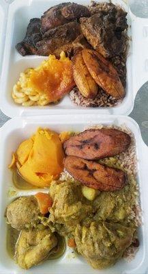 Delicious Curry/Jerk Chicken Meals