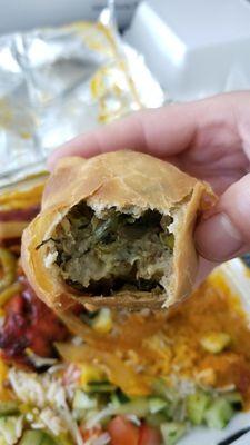 Veggie samosa.