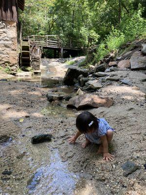 Creek below mining house