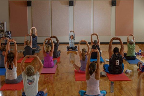 Relax and unwind from the day with a variety of yoga classes.