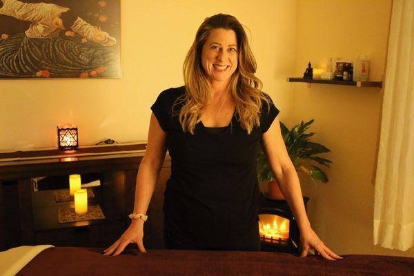 Heather Hawthorne, LMT, owner of Hawthorne Massage and Self Care in West Seattle.