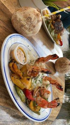 Shrimp skewers