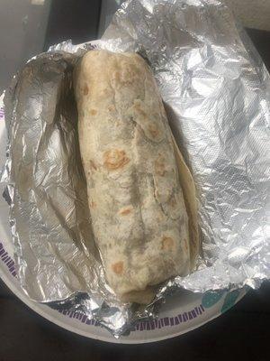 Chicken burrito