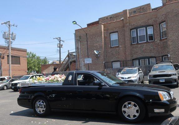 Their flower car.