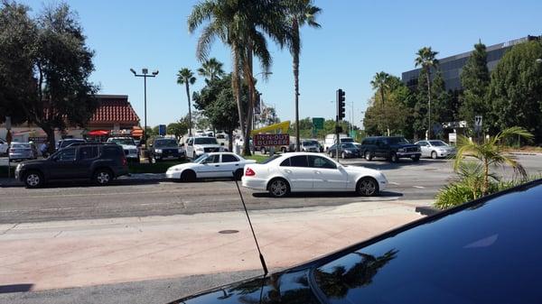 Next to In-N-Out and freeway ramps