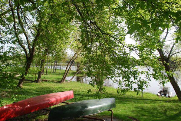 Located on the shores of Lake Schmidt. Spend summer days on one of our community canoes or the paddleboat!