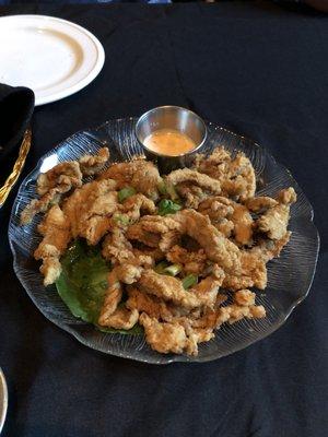 Duck tenders appetizer