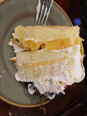 Slice of heaven, I mean: fresh mango cake