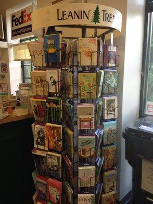 We carry Leanin' Tree greeting cards. Made in America!