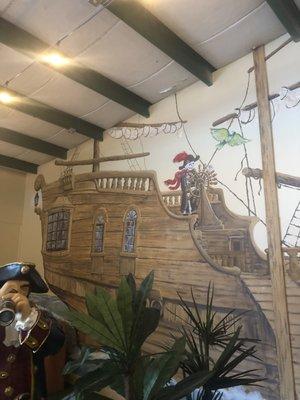 Pirate mural