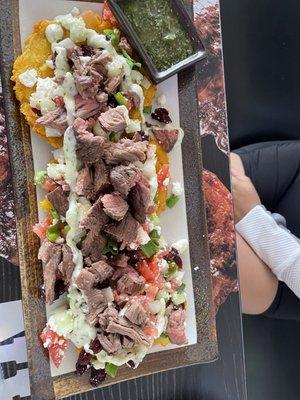 Tostones rellenos