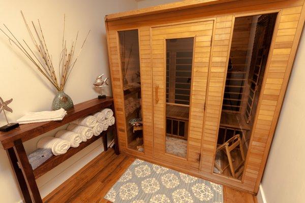 Detox with our INFRARED SAUNA