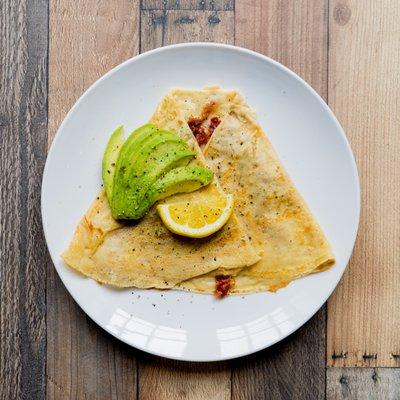 Bacon Avocado Crepe