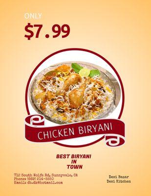 Chicken Biryani Special