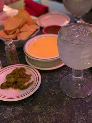 Queso and Ritas