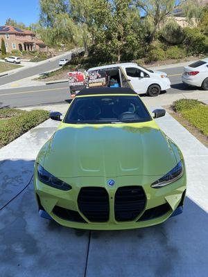 Step one polish with a one-year, ceramic protection, for a very high gloss