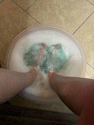 Gel foot soak