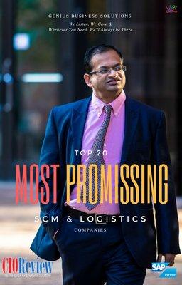 GBSI nominated as one of the Top 20 Most Promising SCM & Logistics companies in India by CIOReview Magazine