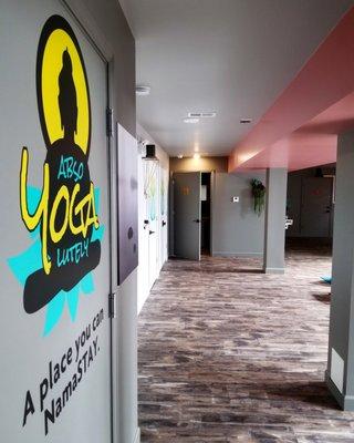 Entrance to our Yoga studio (for lymphedema patients & general public)