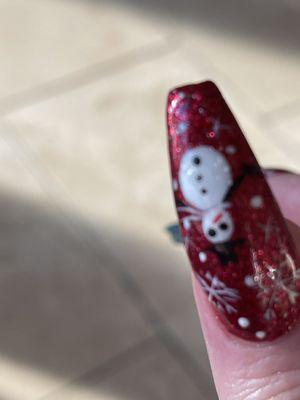 Christmas nails by Tina