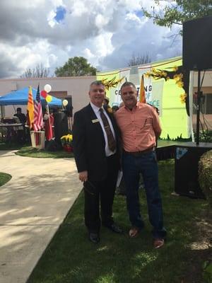 Phillip and Mark at the celebration.