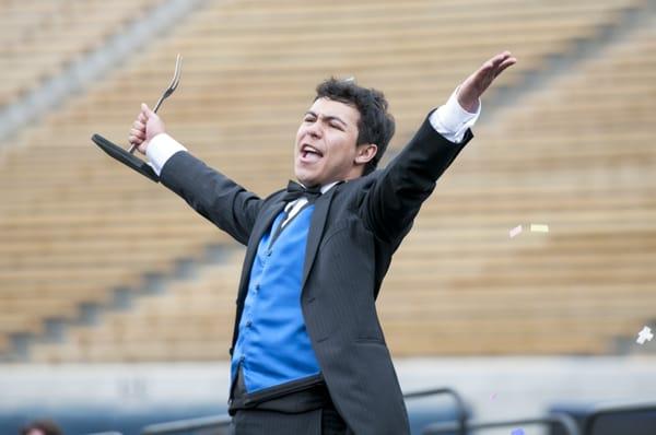 Performing for UC Berkeley's Spring 2016 Commencement Ceremony. Photo credit: Keegan Houser.