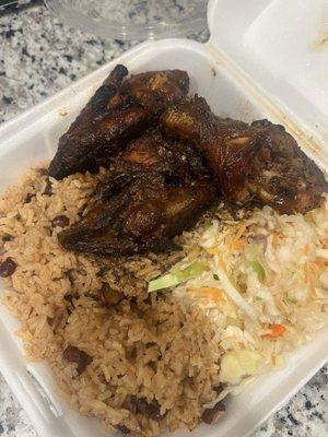 Jerk chicken entree