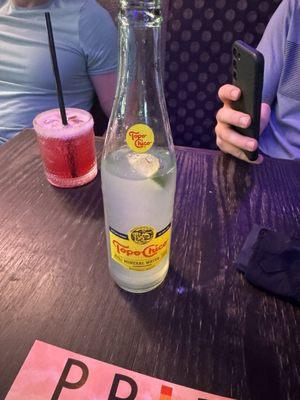 Topo chico tequila and lime