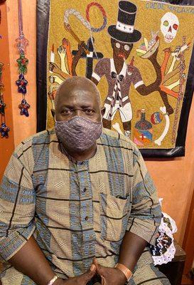 Great mask up from our African Art & Culture Partner, Abdoulaye