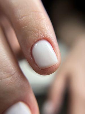 A sculpted nail