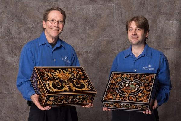 Treasure Box #1 and #2, Made by Edwards and Lejeune