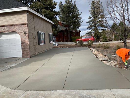 RV concrete pad