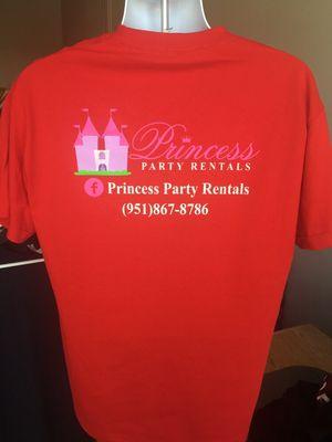 Princess Party Rentals order