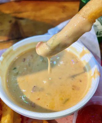 French Fries With Queso