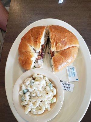 Chicken Salad  Crescent w/ macaroni salad side