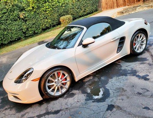 Porsche Boxster S came out clean