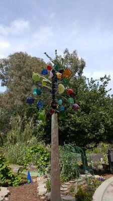 Wind art in the playground