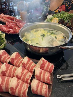 Hot pot on a cool autumn day!