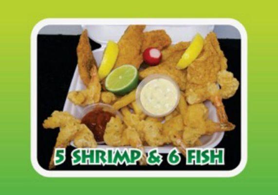 Shrimp and fish