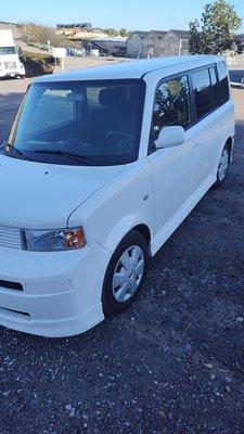 This is my 17 year old Scion XB that has been loving cared for by Japanese Auto Tech